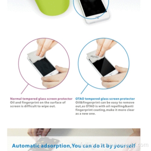 9h 0.33mm 0.2mm 2.5D curved edge round angle tempered-glass screen protector for iPhone 5/5c/5s